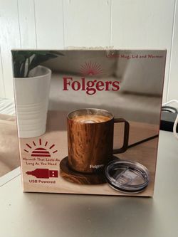 Coffee Mug, Lid & Warmer