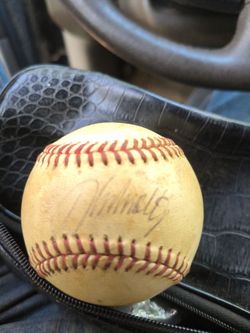 John smoltz autographed baseball