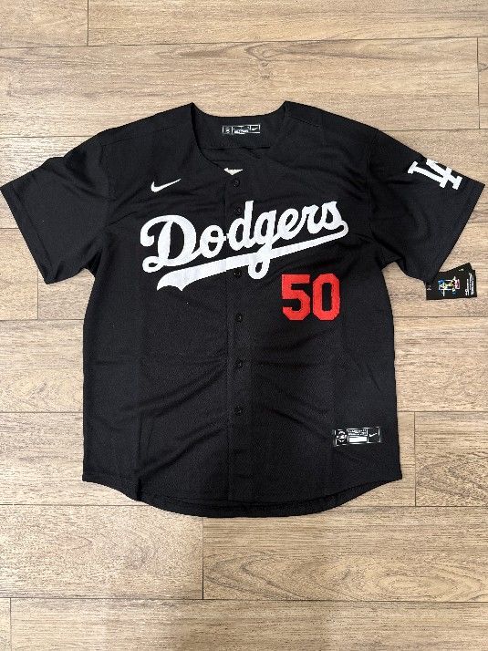 Men’s LA Dodgers Mookie Betts Black Stitched Jersey, S To 3xl