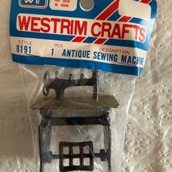 Westrim Crafts miniature antique sewing machine