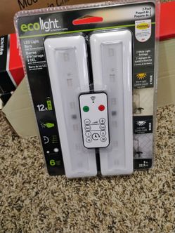 Good Earth Lighting 2-pack of 9-inch battery-operated LED light bars