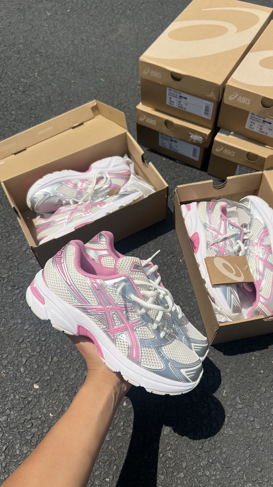 Strawberry n Cream ASICS 💕🍦 Sizes in Bio