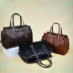 Leather Tote Handbag