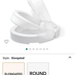 Brand new still in the box Elongated Hinged Raised Toilet Seat, Adds 3.5 Inches of Height to Toilet! 5 Available  Shipping and Local Pick Up Brand New