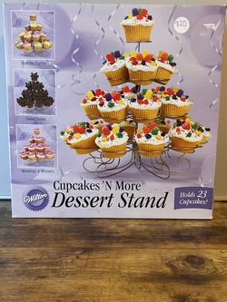 Three tiered cupcake stand