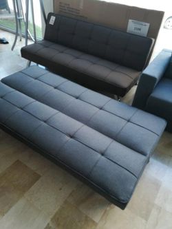 For Sale black folding sofa bed