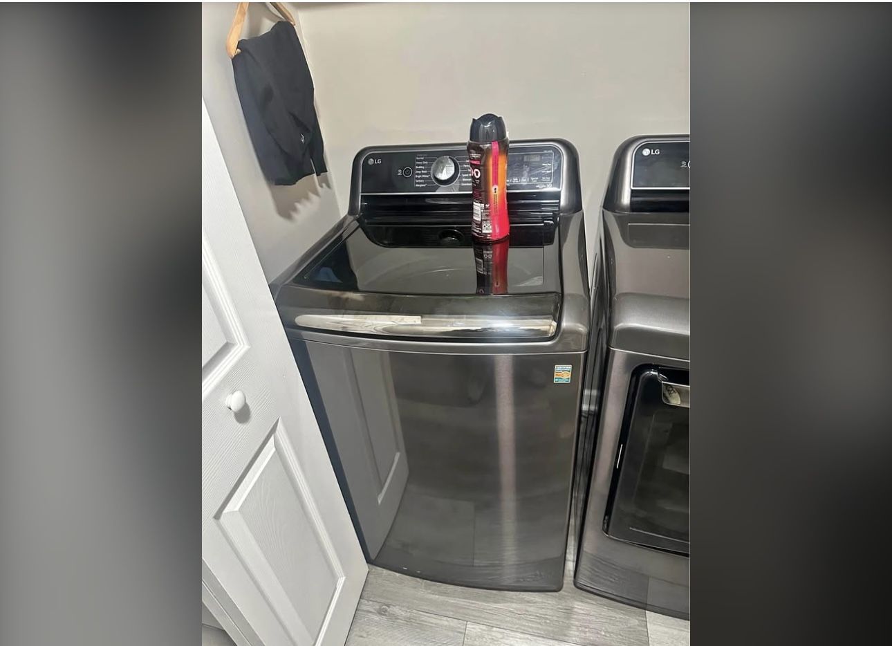 Lg 7.5 Cubic Ft Smart Washer And Dryer Set
