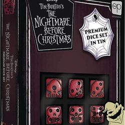 Disney's The Nightmare Before Christmas Premium Dice Set in Tin