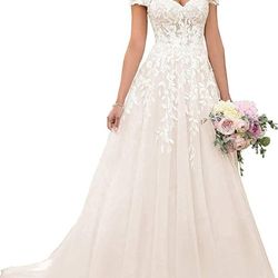 New Wedding Dress With Lace Up