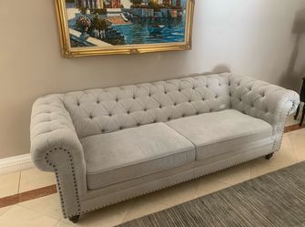 Tufted Couch - Brand new
