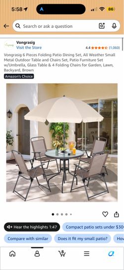 Dining table out door