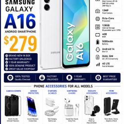 Samsung Galaxy A16 Factory Unlocked Brand New 