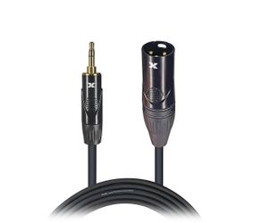 ProX XC-MXM25 Unbalanced 1/8" TRS-M Mini to XLR3-M Audio Cable - 25 FT