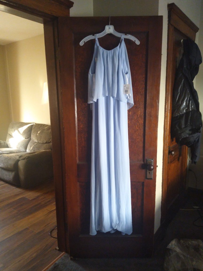 Bridesmaids Dress Ice Blue Size 6 Never Been Worn Before