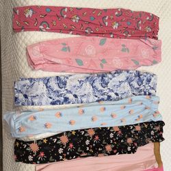 Girls pants (size 7/8) black pants to the left size 10