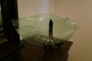 Glass Leaf decoration