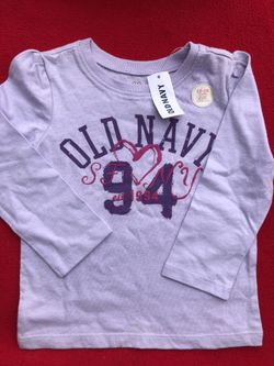 Old Navy baby girl shirt size 12-18 months