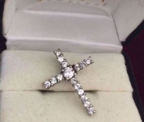 Sterling Silver High Grade CZ Pendant