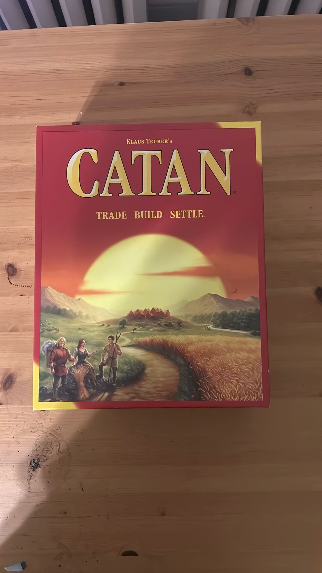settlers of catan boardgame (used only once) 