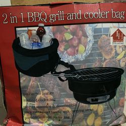 2 In 1 BBQ Grill And Cooler Bag 