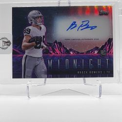 BROCK BOWERS 2024 TOPPS MIDNIGHT  AUTO 