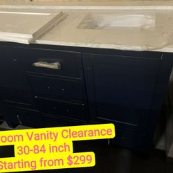 Bathroom Vanity Clearance,30-84 inch(2)