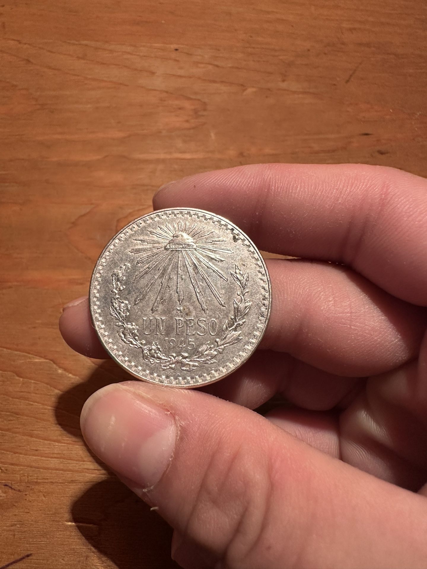 1945 MEXICO Eagle Liberty Cap Vintage Coin