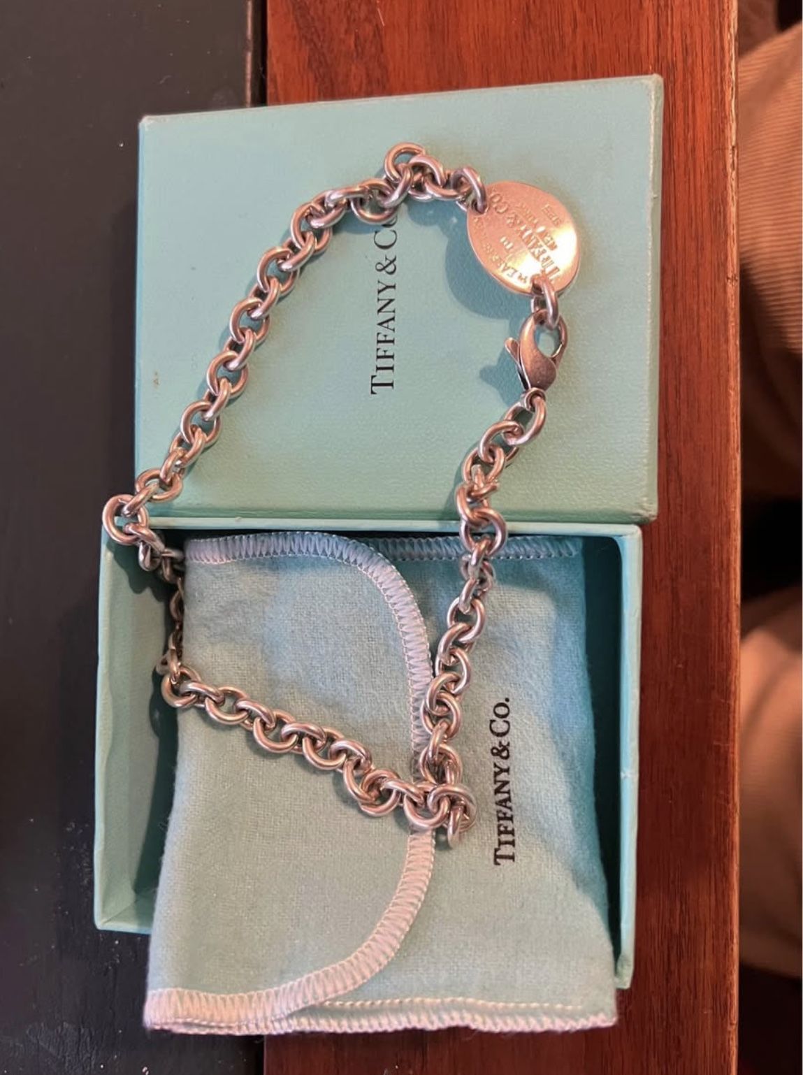 Tiffany Oval Tag Necklace