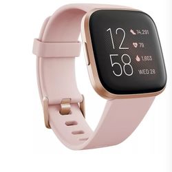 FITBIT VERSA 2 HEALTH & FITNESS SMARTWATCH BRAND IN PETAL / COPPER ROSE