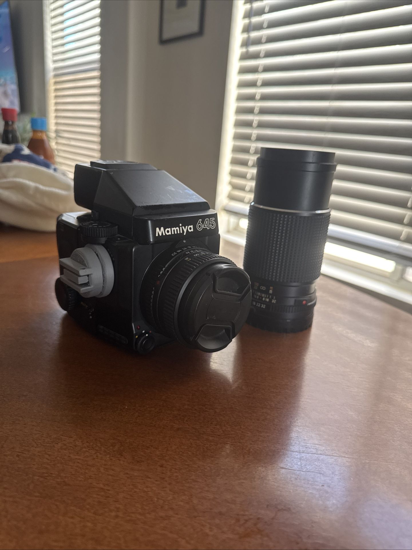 Mamiya M645 Super AE Prism Finder + Sekor C 80mm f/2.8 N From JPN