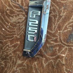 Chrome Fender F250 Plate 