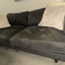 Living spaces Grey Couch 81” Inches Sofa $500