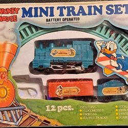 Disney Mickey Mouse mini train set