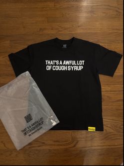 That’s A Awful Lot Of Cough Syrup Black Graphic T-Shirt