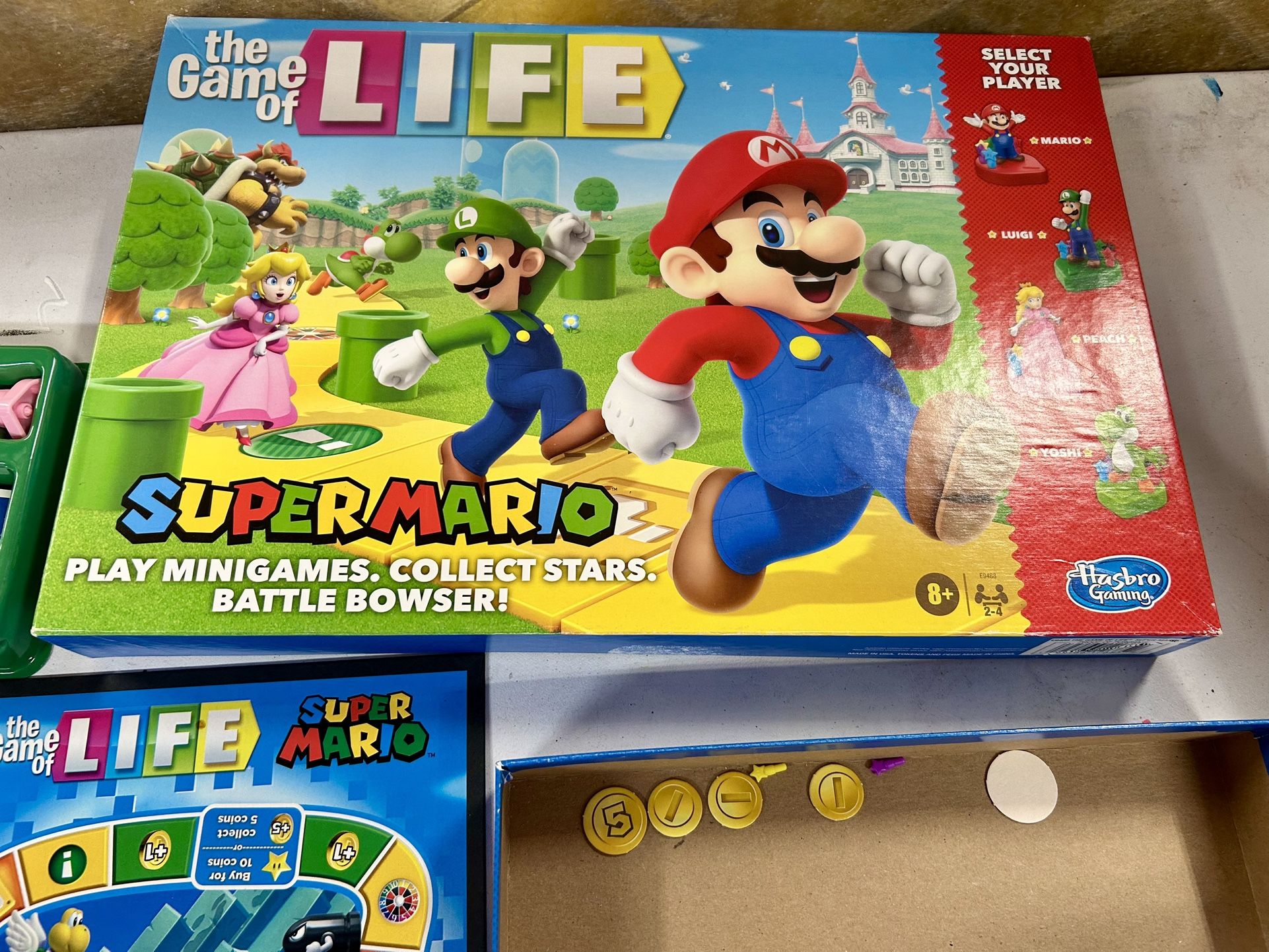 Super Mario LIFE Board Game Missing Luigi Piece