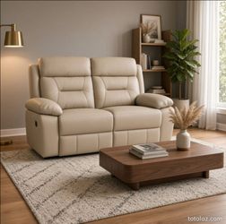 Modern & Contemporary Power Double Reclining Loveseat