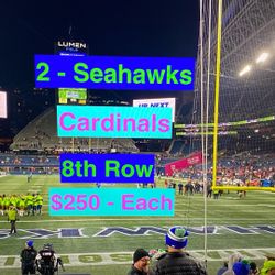 Seahawks Cardinals Tickets 