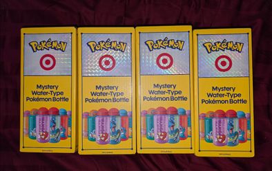 Pokemon X Target Mystery Water Type Pokemon Bottle 30th Anniversary - Sealed