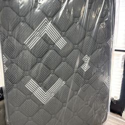 Full Size Oasis Thermal Comfort Europillowtop Mattress 
