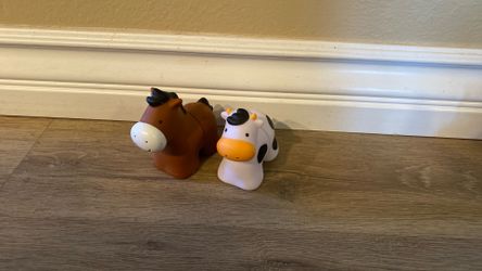 Melissa And Doug Pop Blocks Horse And Cow