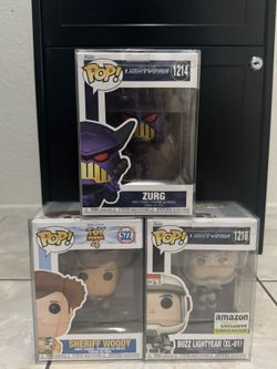 Zurg/ Woody/ Buz LightYear FunkoPop Bundle 