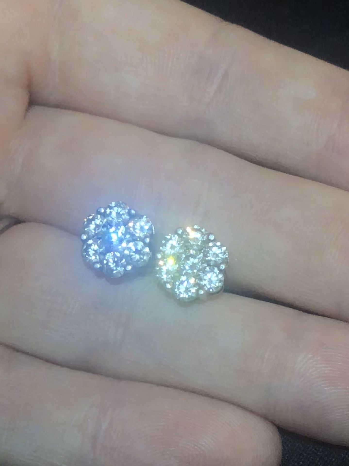 4.8ct total diamond weight VVS lab diamond earrings “Boogers”