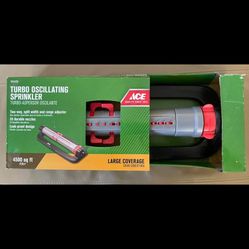 ACE HARDWARE  Turbo Oscillator Sprinkler Large Coverage 4500 Sq Ft 20 Adj Nozzle