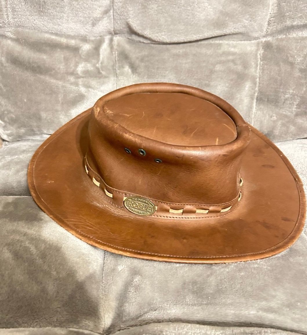 The Original Rogue Handcrafted Leather Bush Hat
