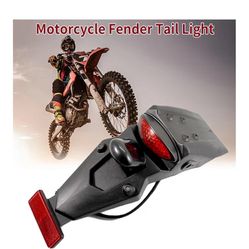 Universal 12V Motorcycle LED Bake Light Tail Light Rear Stop Enduro Dirt Bike Taillight Brakes taillight 