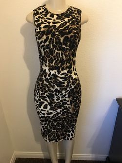 Leopard Print Dress Size M