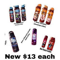 New tumblers $13 each or buy more then one $10 each