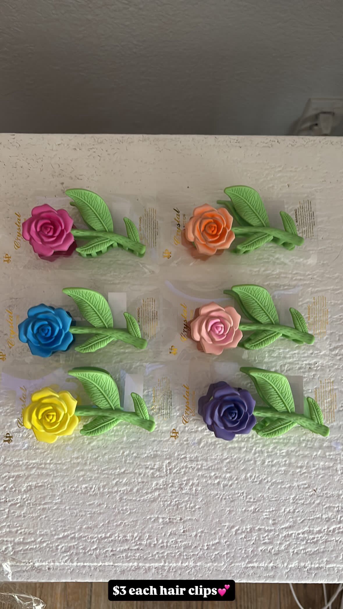 Flower Hair Clips 