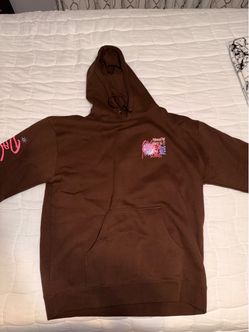 Brown XL Rolling Loud Pullover Hoodie with Graphic Print