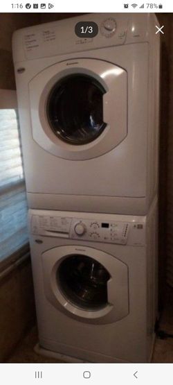 Stackable washer and dryer